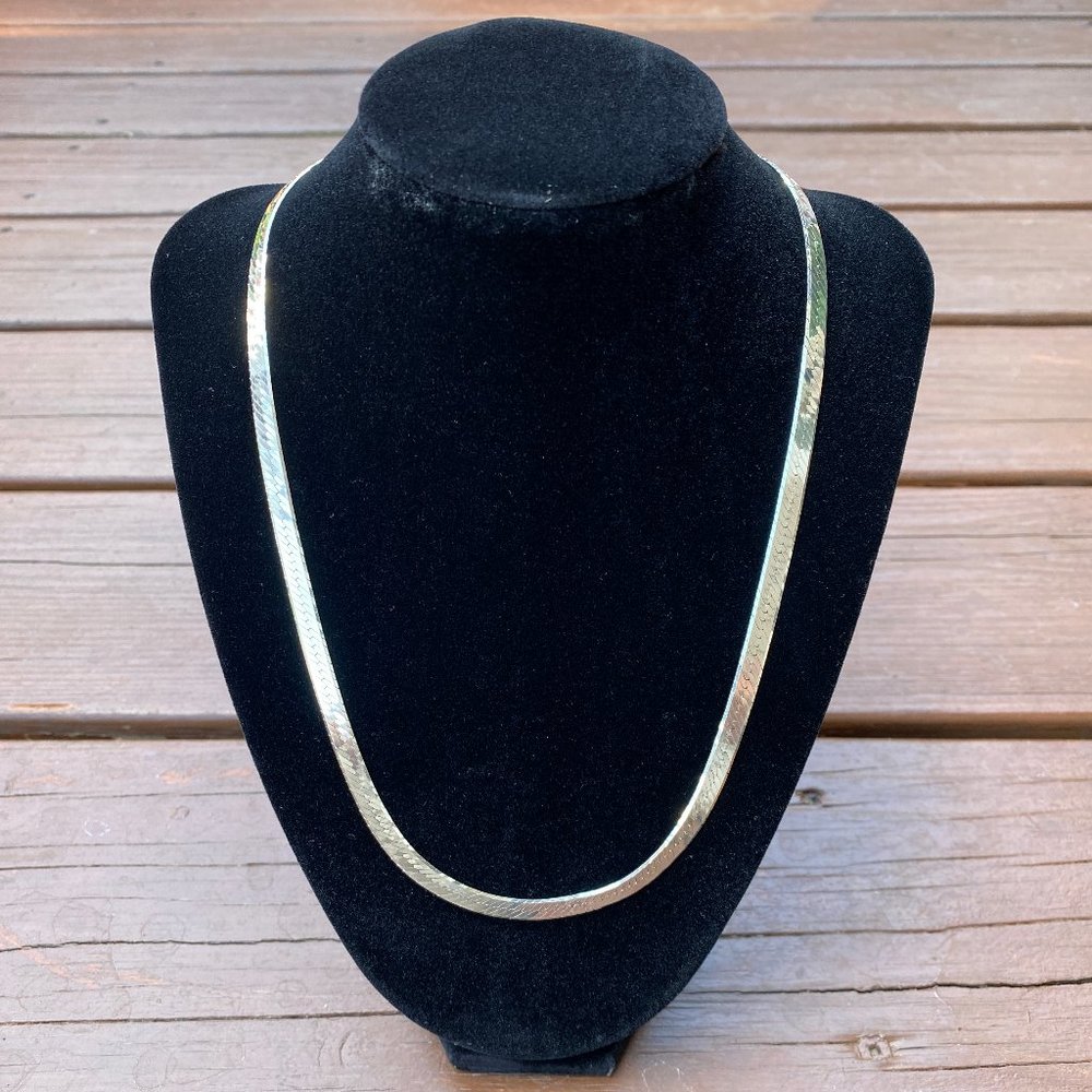 Sterling Silver Snake Chain Necklace Approx. 20 Inches; Mother's Day is coming!